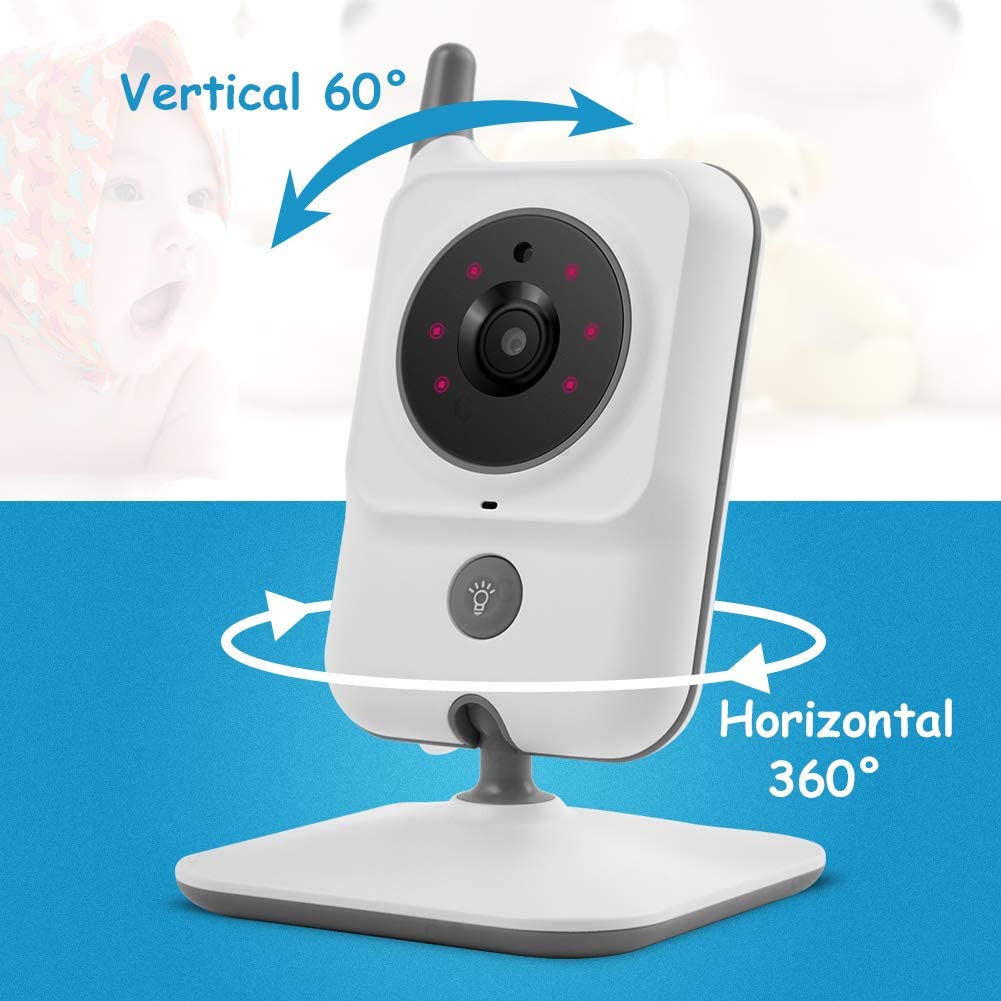 GHB Baby Monitor 3.2 Inch Video Baby Monitor with Camera Infrared