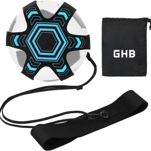 GHB Football Kick Trainer Solo Soccer Training Accessories Kids Football Training Adjustable Waist Belt Gift Boys Ball Kicking