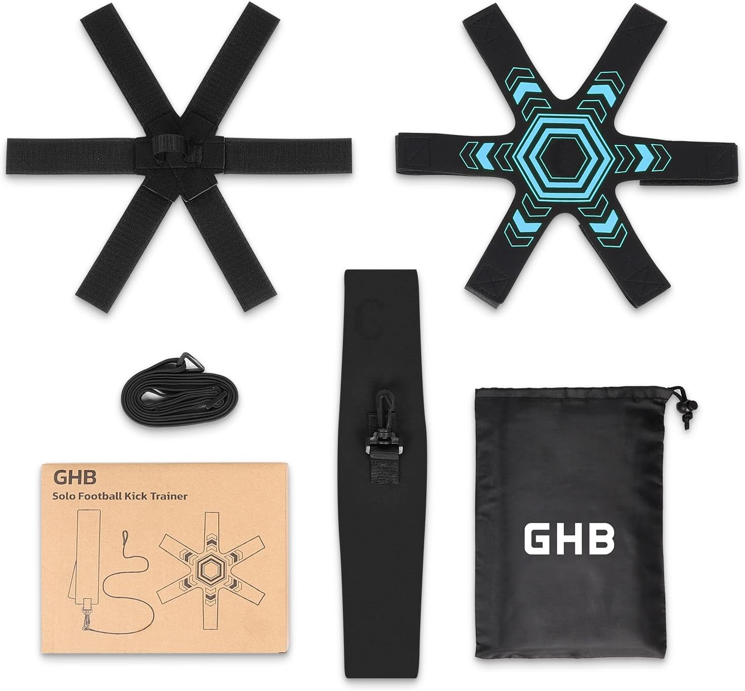 GHB Football Kick Trainer Solo Soccer Training Accessories Kids Football Training Adjustable Waist Belt Gift Boys Ball Kicking - Image 9